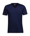 Heren T-shirt V hals Tee Jays 8006 Navy